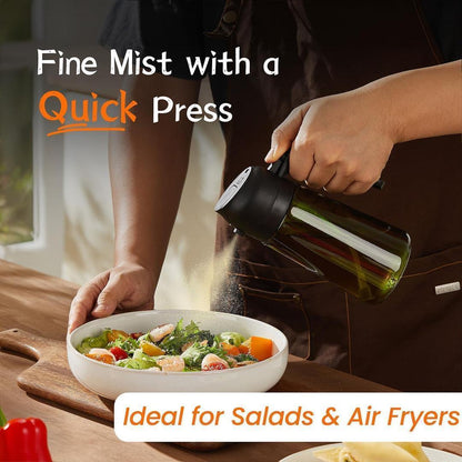 Extra Virgin Olive Oil Bottle Glass Press & Pour