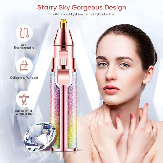 Rechargeable Women's Eyebrows Hair Trimmer